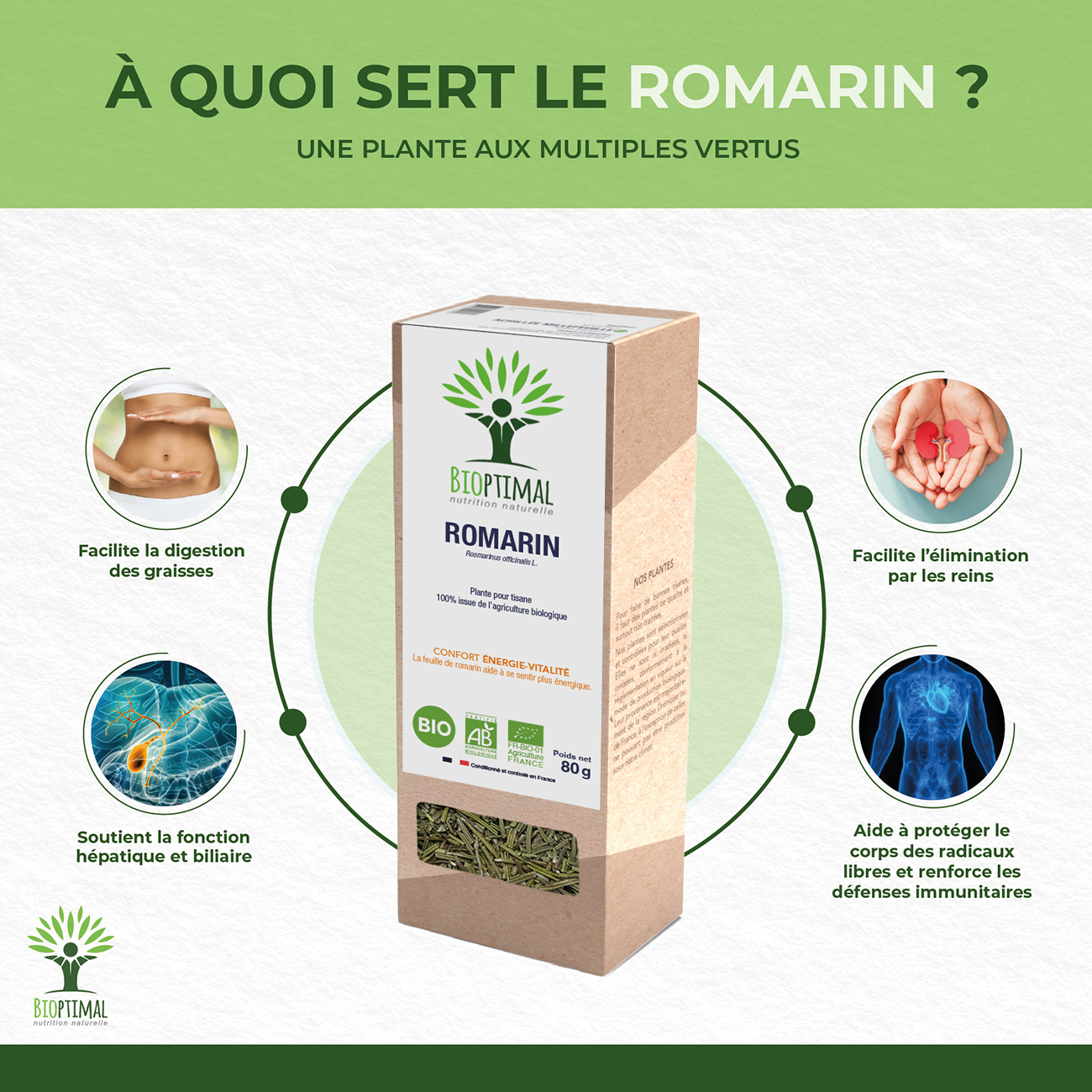 Romarin bio - Bioptimal Bioptimal Infusion infusion.organic