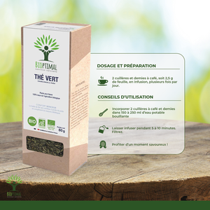Thé vert bio - Bioptimal Bioptimal Infusion infusion.organic