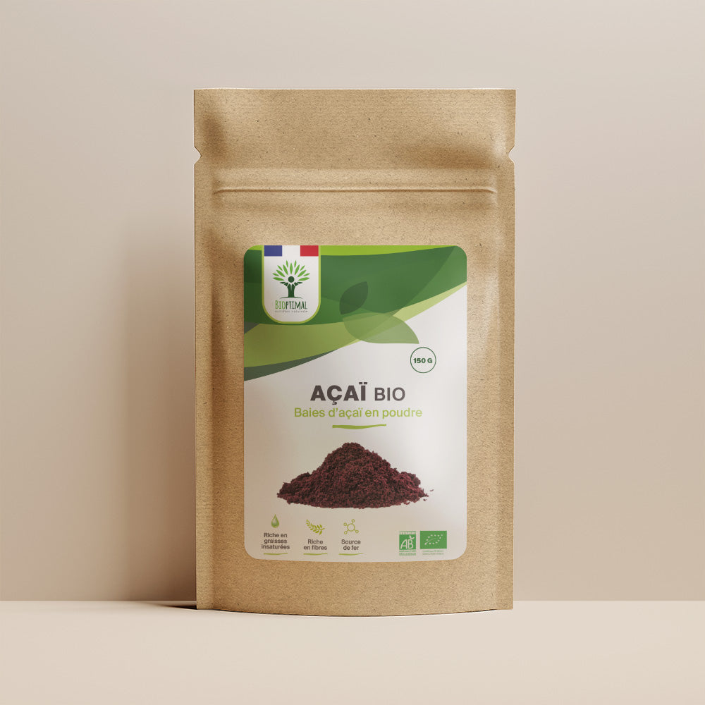 Açaï bio poudre - Bioptimal Bioptimal Superaliment infusion.organic