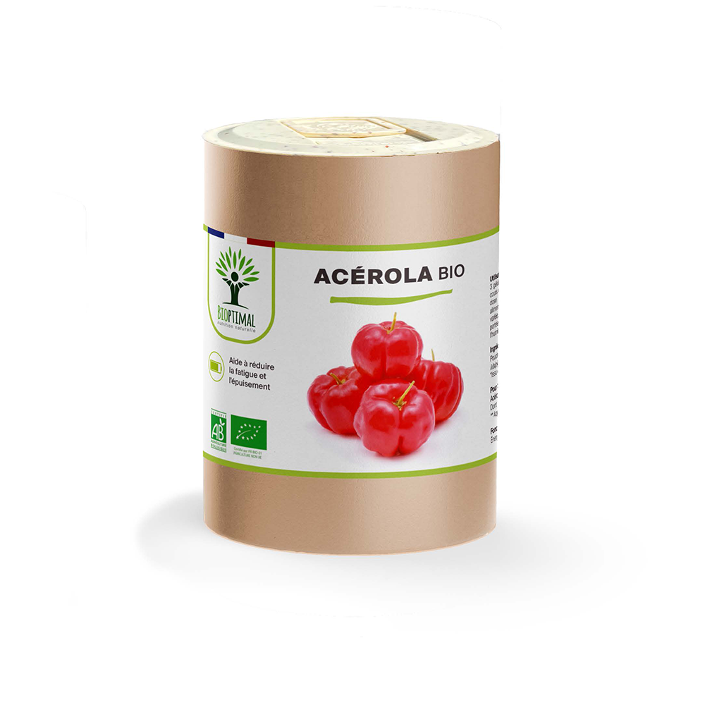 Acérola bio Gélules - Bioptimal Bioptimal Complément alimentaire infusion.organic