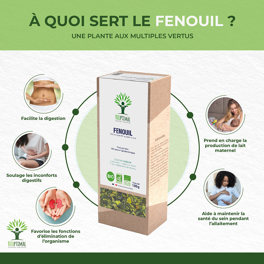 Fenouil bio - Bioptimal Bioptimal Infusion infusion.organic