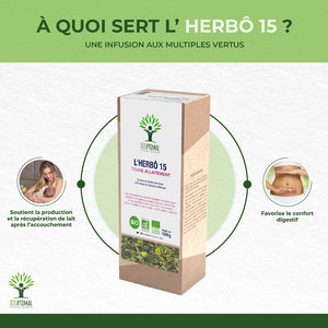 L'herbô 15 Tisane d'allaitement - Bioptimal Bioptimal Infusion infusion.organic