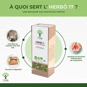 L'herbô 17 confort dépuratif - Bioptimal Bioptimal Infusion infusion.organic
