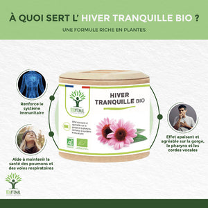Hiver Tranquille bio gélules - Bioptimal Bioptimal Complément alimentaire infusion.organic