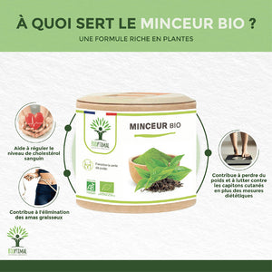 Minceur bio gélules - Bioptimal Bioptimal Complément alimentaire infusion.organic