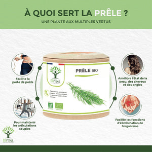 Prêle bio gélules - Bioptimal Bioptimal Complément alimentaire infusion.organic