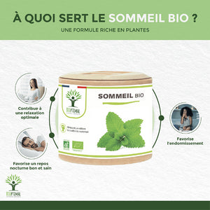 Sommeil bio gélules - Bioptimal Bioptimal Complément alimentaire infusion.organic
