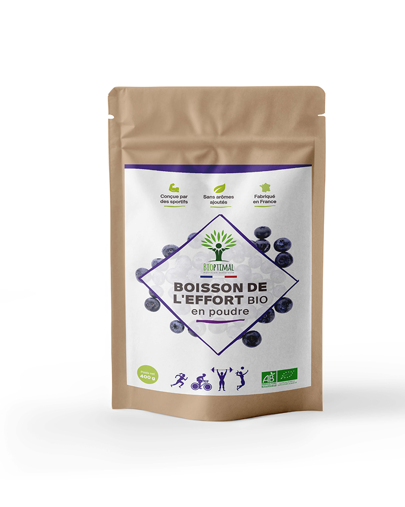 Boisson de l'effort bio poudre - Bioptimal Bioptimal Nutrition sportive infusion.organic