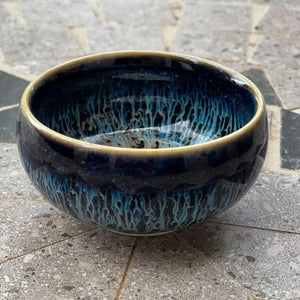 Jianzhan Tenmoku Tea Cup with Silver Flower 50ml - Bowel - Accessories, Bowel - infusion.organic