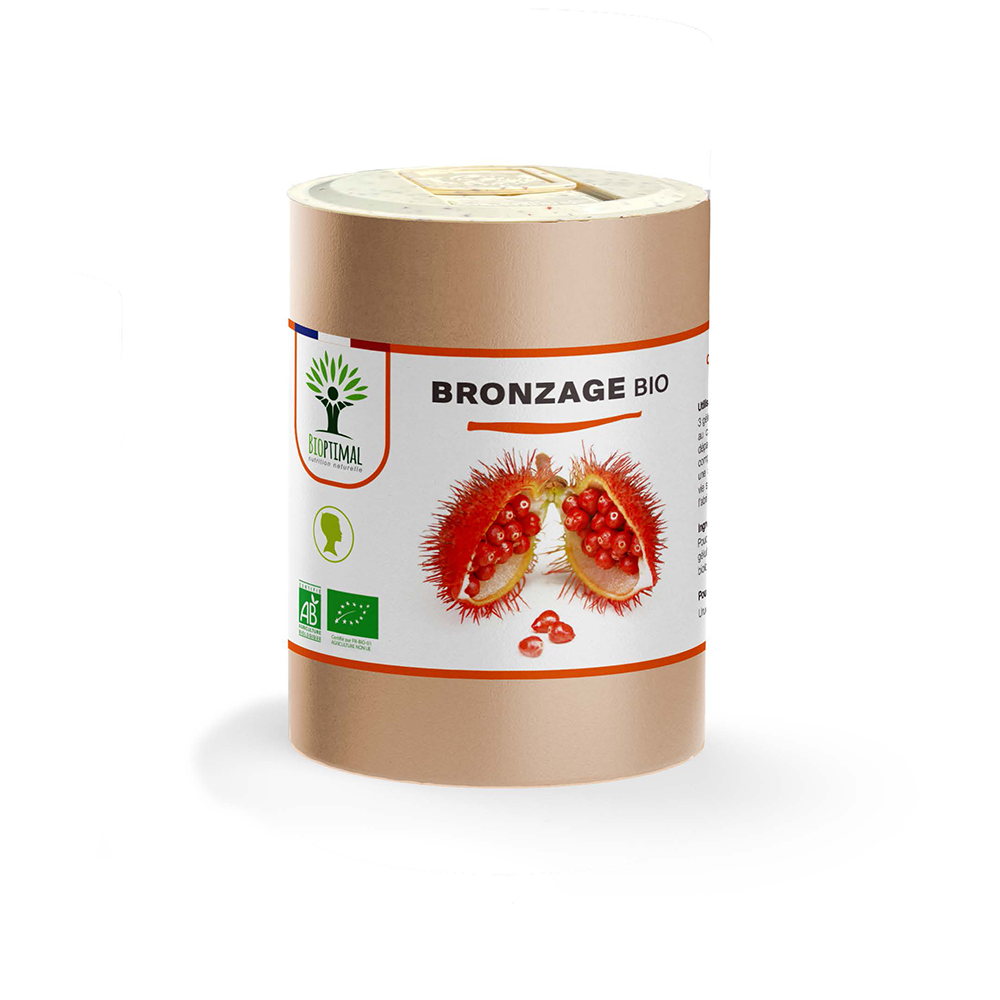 Bronzage bio gélules - Bioptimal Bioptimal Complément alimentaire infusion.organic