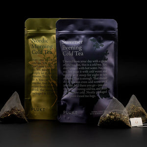 Cold brew tea like SUMMER EVENING, organic, blackcurrant-Plūkt-infusion.organic