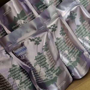 Cold brew tea like SUMMER EVENING, organic, blackcurrant-Plūkt-infusion.organic