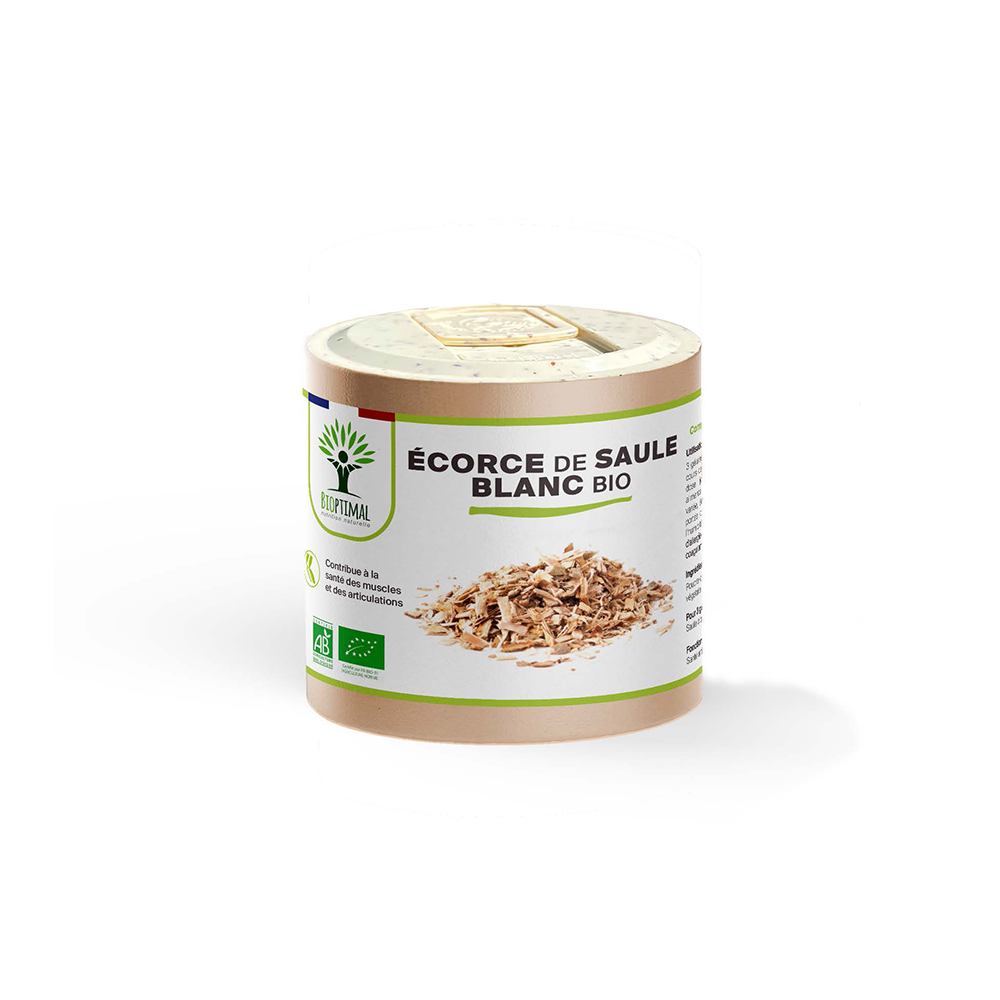 Ecorce de saule bio gélules - Bioptimal Bioptimal Complément alimentaire infusion.organic