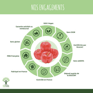 Acérola bio Gélules - Bioptimal Bioptimal Complément alimentaire infusion.organic