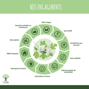 Aubépine bio gélules - Bioptimal Bioptimal Complément alimentaire infusion.organic