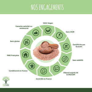 Téguments de Psyllium bio - Bioptimal Bioptimal Superaliment infusion.organic