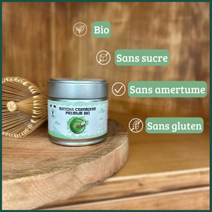 Matcha bio cérémonie poudre - Bioptimal Bioptimal Superaliment infusion.organic