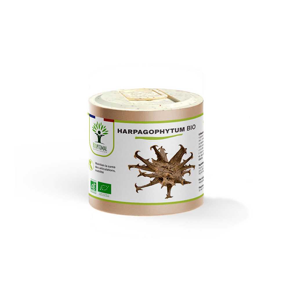 Harpagophytum bio gélules - Bioptimal Bioptimal Complément alimentaire infusion.organic