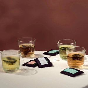 Herbal tea sachets 4 FLAVOURS, case of 100pcs, organic tea-Plūkt-infusion.organic