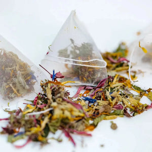 Herbal tea sachets 4 FLAVOURS, case of 100pcs, organic tea-Plūkt-infusion.organic