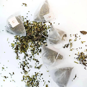 Herbal tea sachets 4 FLAVOURS, case of 100pcs, organic tea-Plūkt-infusion.organic