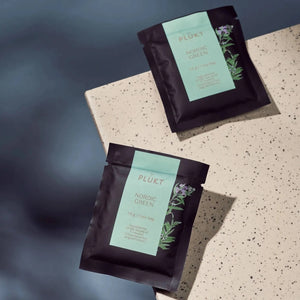 Herbal tea sachets NORDIC GREEN, case of 50pcs, organic-Plūkt-infusion.organic