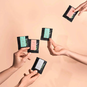 Herbal tea sachets NORDIC GREEN, case of 50pcs, organic-Plūkt-infusion.organic