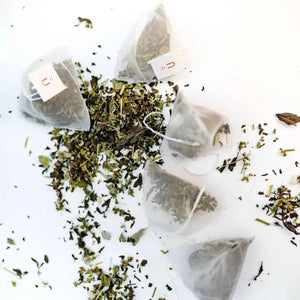 Herbal tea sachets WHITE NIGHT, case of 50pcs, organic tea-Plūkt-infusion.organic