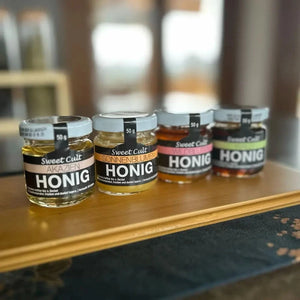 Forest Honey, Acacia, Flowers and Sunflower Set 4x50g - Honey - Honey - infusion.organic