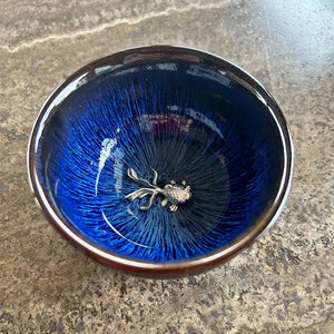 Jianzhan Tenmoku Tea Cup with Silver Carp 50ml - Bowel - Accessories, Bowel - infusion.organic