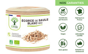 Ecorce de saule bio gélules - Bioptimal Bioptimal Complément alimentaire infusion.organic