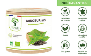 Minceur bio gélules - Bioptimal Bioptimal Complément alimentaire infusion.organic