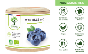 Myrtille bio gélules - Bioptimal Bioptimal Complément alimentaire infusion.organic