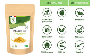 Pollen bio graine - Bioptimal Bioptimal Superaliment infusion.organic