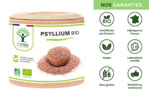 Psyllium bio gélules - Bioptimal Bioptimal Complément alimentaire infusion.organic