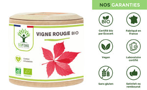 Vigne rouge bio gélules - Bioptimal Bioptimal Complément alimentaire infusion.organic