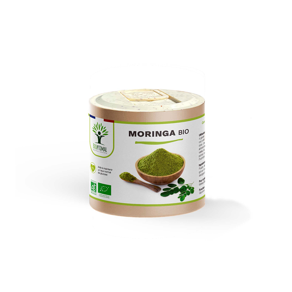 Moringa bio gélules - Bioptimal Bioptimal Complément alimentaire infusion.organic