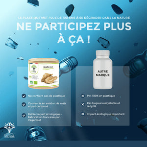 Maca bio gélules - Bioptimal Bioptimal Complément alimentaire infusion.organic