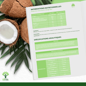 Huile de coco extra vierge bio - Bioptimal Bioptimal Superaliment infusion.organic