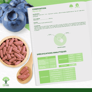 Myrtille bio gélules - Bioptimal Bioptimal Complément alimentaire infusion.organic