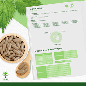 Ortie bio gélules - Bioptimal Bioptimal Complément alimentaire infusion.organic