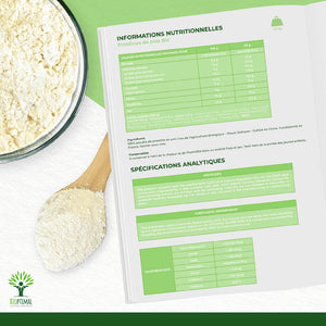 Protéines de pois bio poudre - Bioptimal Bioptimal Nutrition sportive infusion.organic