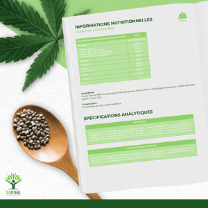 Purée de graines de chanvre bio - Bioptimal Bioptimal Superaliment infusion.organic