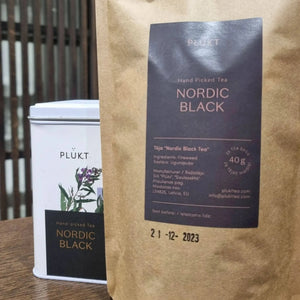 REFILL tea package NORDIC BLACK tea 25 bags, organic herbal-Plūkt-infusion.organic