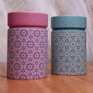 Assorted Andalusia steel container 150g - Storage - Accessories, Storage - infusion.organic