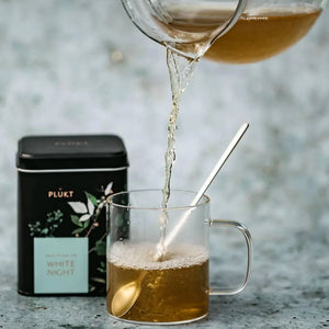 Tea Blend White Night - calming evening herbal , relaxing-Plūkt-infusion.organic