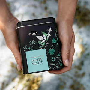Tea Blend White Night - calming evening herbal , relaxing-Plūkt-infusion.organic