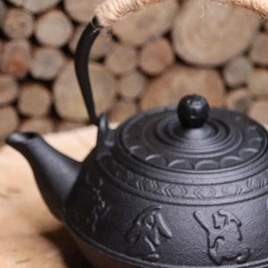 Black cast iron teapot 500 ml - Teapot - Teapot - infusion.organic