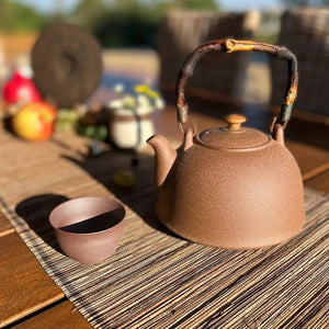 Teapot in Crete Lin's Ceramic Studio 1300ml - Teapot - Accessories - infusion.organic