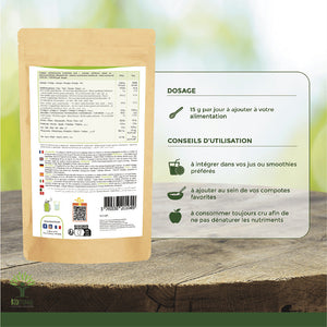 Açaï bio poudre - Bioptimal Bioptimal Superaliment infusion.organic